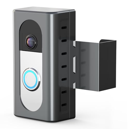 Image of KIMILAR Anti-Theft Video Doorbell Mount Compatible with Most Wireless Video Doorbell, Adjustable Mounting Bracket Accessories for Houses, Apartments, Businesses