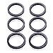 6 Gas Can Spout Gaskets Replacement Rubber Fuel Can Spout Seals for Universal Plastic 5 Gal 10 20L Fuel Tank Spout