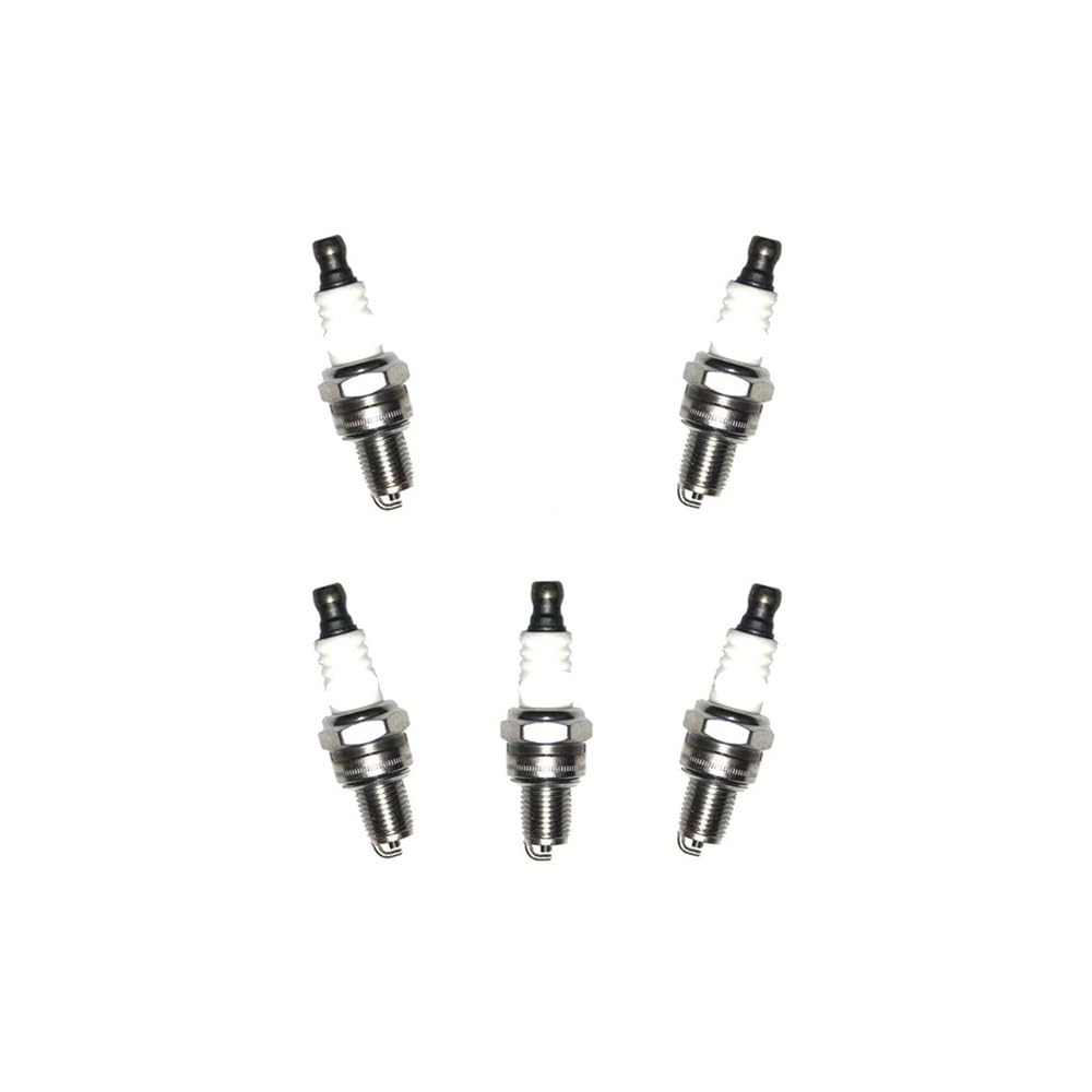 Bougies d'allumage CMR6H en lot de 5 pour coupe-bordures et outillage de jardin motorisé RY13010