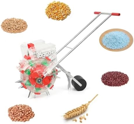 Plantadeira Adubadeira Manual Empurrar 14 Bicos Agro+ Duplo