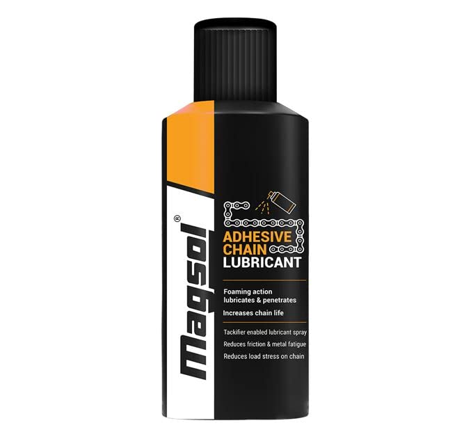 Magsol Adhesive Chain Lubricant Spray Long Lasting Lubricant for
