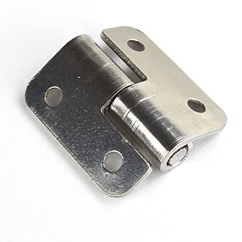6er-Pack abnehmbares Scharnier 1,5 Zoll 37 x 33 mm kleine Gleitgelenk-Fahnenscharniere abnehmbare Türscharniere 304 Edelstahl Linkshänder (Linkshänder 1.5inch)