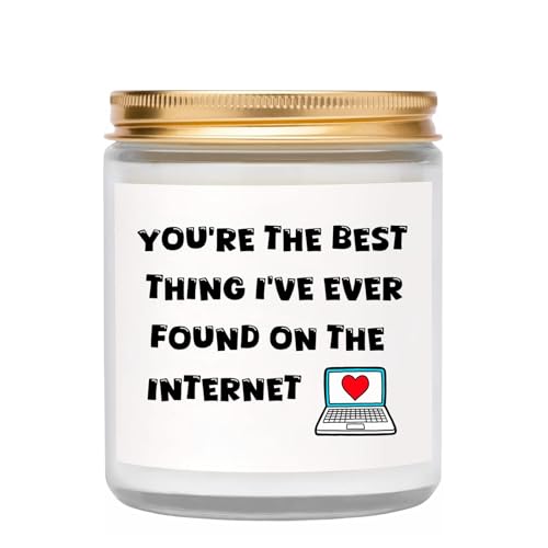 Cadeaux d'anniversaire de mariage pour elle, lui, cadeaux romantiques pour femme, homme, épouse, mari, petite amie, petit ami, cadeaux d'anniversaire, bougies parfumées à la lavande