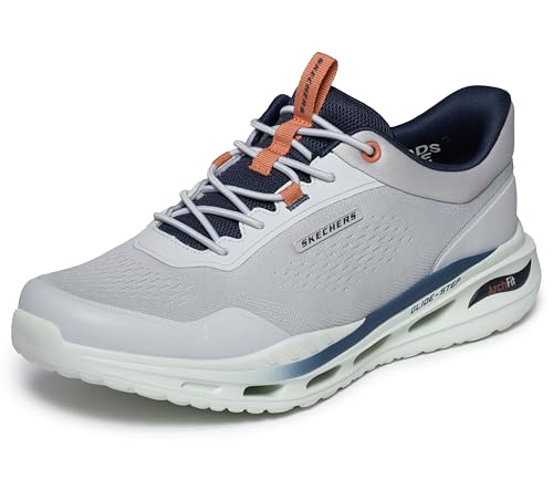 Skechers Arch Fit Orvan Hunter Azul Nvy: calzado deportivo casual en color marino