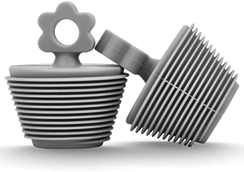 BOHAIPAN Bathtub Stopper, 2pcs Universal Tub Stopper, Silicone Bathtub Stoppers Bathtub Drain Plug, Suitable for Kitchen Bathroom Bathtub Sink Drain (Patented Products)