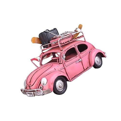 Voiture vintage en fer rose, le présent de Noël idéal pour collectionneur passionné