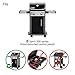 Hongso 15.3 Inch 7635 Porcelain Steel Flavorizer Bars Replacement Parts for Weber Spirit I & II 200 Series E210 S210 E215 E220 S220 (Front-Mounted Control Panels), Including Weber II GS4 Gas Grills
