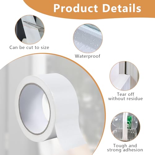 xiaoxianxian Dichtungsband Selbstklebend,Winddicht und Staubdicht Fensterdichtband,Fensterdichtungen,Dichtungsstreifen Multifunktion für Tür- und Fensterfugen Usw (5CM)