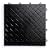 RaceDeck Diamond Plate Design, Durable Interlocking Modular Garage Flooring Tile (12 Pack), Black