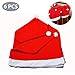 Christmas Santa Hat Chair Covers, Santa Hat Chair Covers, Red Hat Chair Back Covers Kitchen Chair Covers Sets for Christmas Holiday Festive Decor, Christmas Decorations Chair Covers, 6 Pcs