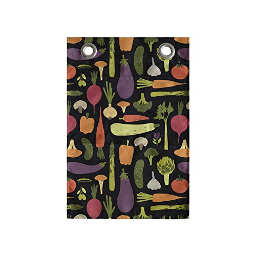 Lunarable Vegetable Hanging Pocket Organizer, Healthy Themed Food Pattern with