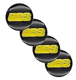 JPEGU Set of 4 Car Hub Centre Caps for BBS RM RZ RG RS 56mm ABS Aluminum Wheel Center Caps ABS Plastic Snap-On Fit Car Wheel Rim Caps