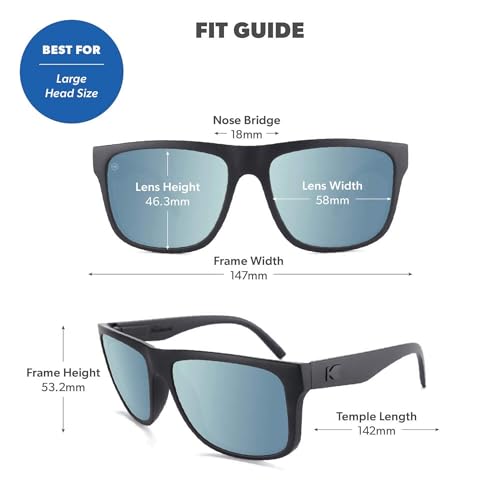 Image of Knockaround Large Polarized Sunglasses for Men & Women - UV400 Protection