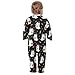 Emelivor Halloween Cat Ghost Baby Newborn One-Piece Pajamas Cotton Sleepwear Outfits for Boys Girls