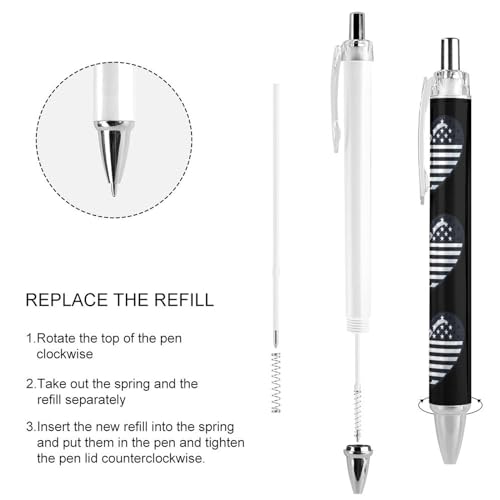 Bolígrafos retráctiles de 0.5 mm con agarre cómodo para evitar la fatiga al escribir 4