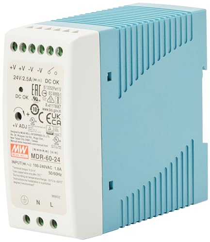 MDR-60-24 alimentation industrielle AC-DC transformateur rail DIN 24V boîtier compact