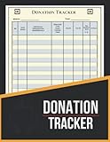Donation Tracker: Donation Log Book To Record and Track Charitable Donations For Non Profit Organization, Charities and Churches | (Financial Book Keeping Donation Book by ProData Publishing)