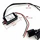 JZK Power Step-down Transformer Buck Converter Voltage Regulator DC 12V bis 5V 3A Spannungswandler mit Dual USB für Auto Vehicle Motorrad Motor Ladegerät Audio Radio