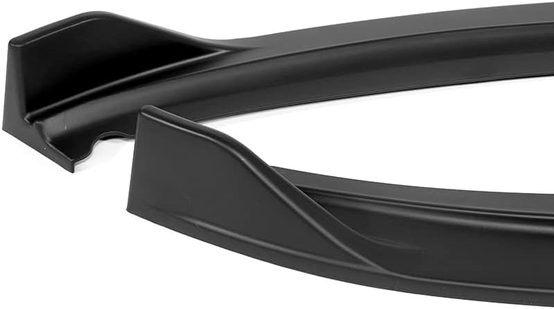 3PCS Front Bumper Lip Kit fit for Compatible with 2012-2014 Ford Focus ST MK3, GT-Style Splitter Trim Protection Spoiler, Air-Dam-Chin-Diffuser (Unpainted Matt Black)