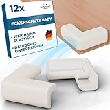 Alles in einem | Mit einem großen Set von 12 Eckenschützern machen Sie alle potenziell gefährlichen Gegenstände zu Hause kindersicher: Schreibtisch, Bett, Wickelkommode, Schublade, Schrank, Treppe, Tisch, Fensterbank, Glastisch sowie Zeitschriften- und Couchtisch, TV-Kommode, Regal, Kommode, Möbelkante und andere scharfe Ecken.