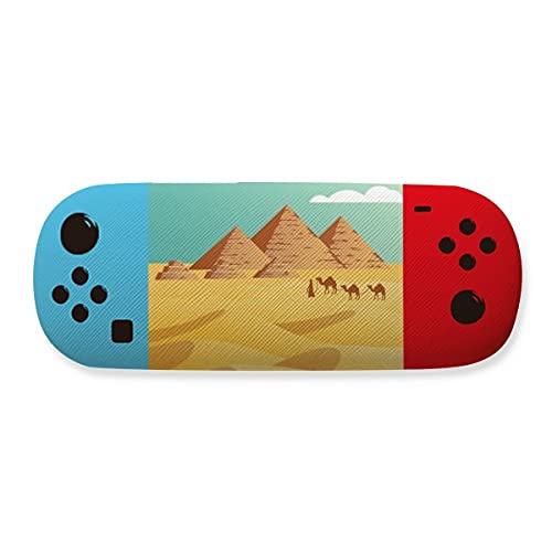 Étui de rangement à lunettes pyramide Égypte antique idée cadeau originale