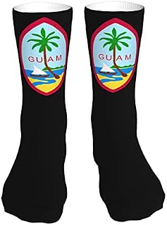 883 Compression Socks Sealife Of Guam Calf Socks Breathable Crew Socks Comfort Sports Socks For Walking Trekking Hiking 40cm