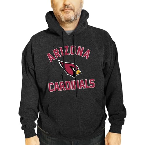 Team Fan Apparel NFL Adult Gameday Hooded Sweatshirt - Poly Fleece Cotton Blend - Stay Warm and Represent Your Team in Style