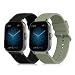 Produktbild kwmobile 2X Sportarmband kompatibel mit Huami Amazfit GTS/GTS 2 / GTS 2e / GTS 3 Armband - Fitnesstracker Band Set aus TPU Silikon