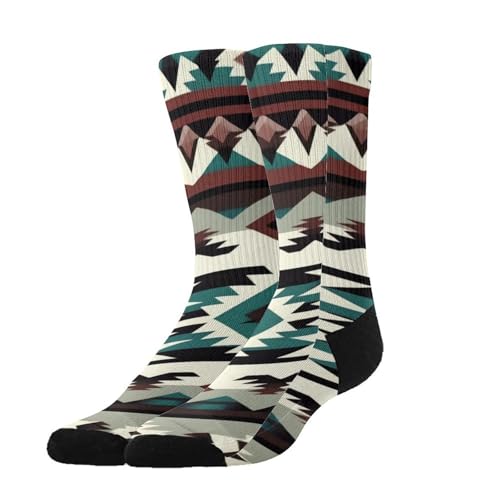 Men's Soft All Season Socks Dress Decor Sport Running Socks4