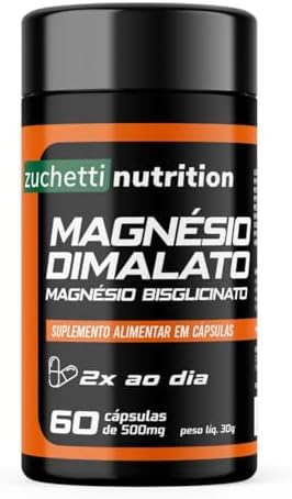 Magnésio Dimalato 500mg Bisglicinato Original Natural Suplemento ...