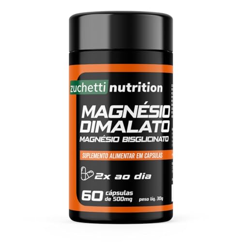 Magnésio Dimalato 500mg Bisglicinato Original Natural Suplemento ...
