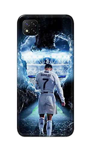 Image of Printed Hard Back Cover Case for Mi Poco C3 Back Cover (Footbal Legend) -1302