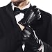 Bestselling Men's Touchscreen Texting Winter Warm Driving Leather Gloves Leather Button (Cashmere Lining)