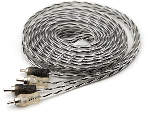 CABO RCA INJETADO PRETO/PRATA 5 METROS SVART BY TECH ONE