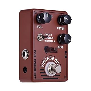 SHUIYUE D-11 pédale d’effet de Guitare à Distorsion Vintage avec Filtre de Volume et Commandes de Distorsion véritable… - Les Beatles, Paul McCartney, John Lennon, RIngo Starr, George Harrison