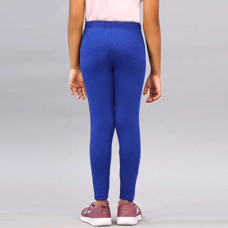 Image of ZION Leggings for Girls - Cotton Regular Fit Ankle Length | Soft & Comfortable | Perfect for Every Occasion - School, Play & Beyond | Multiple Sizes & Colors