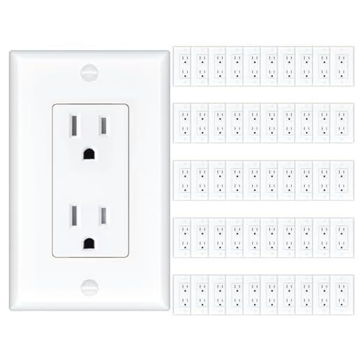 Amico 15 Amp Tamper Resistant Outlets