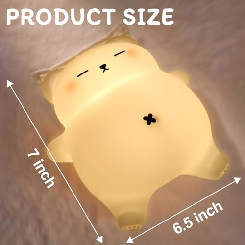Lámpara nocturna silicona recargable para niños miniatura 3