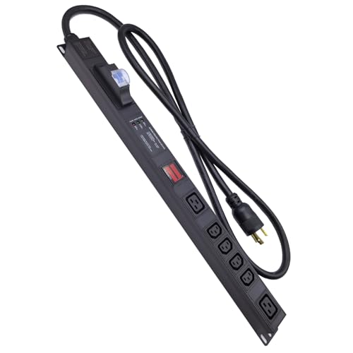 Meter SPD Function with L6-30p Plug C13 30A 240V 6 Way PDU for Internet Data Centre (pc)