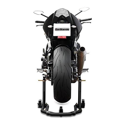 Set: Béquille D'atelier Arrière ST Racing Rouge ConStands Avec Sacoche De Selle Moto Kh2 Sac A Dos Arriere 20l Noir A548483 0