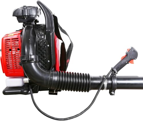 Dealourus 75cc Backpack Leaf Blower – Ultra-Powerful 240MPH Petrol Garden Blower with Anti-Vibration Design, Lightweight Build & Ergonomic Support Straps - Easy-Start Up