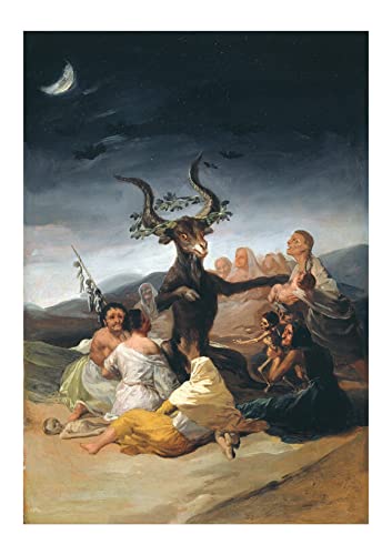 Witches Sabbath Goya impression extra large pour grand mur vide