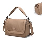 GOLF QUALITY Bolsa Maternal 22L Multifuncional, Gran Capacidad Bolso Pañalero Resistente con Bolsillo Aislante, Ligera y Versátil para Madres, Viajes y Uso Diario,Marrón champán