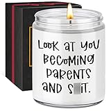 Miracu Candle, New Mom Gifts, New Parents Gifts for Couples, Gender Reveal Gifts for Parents - Mom & Dad Gifts for New Parents, Mothers...