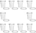 Produktbild 10 x Kunststoffdose Plastikbecher mit Deckel 520 ml, BPA-frei, lebensmittelecht inkl. 1 Schaufel