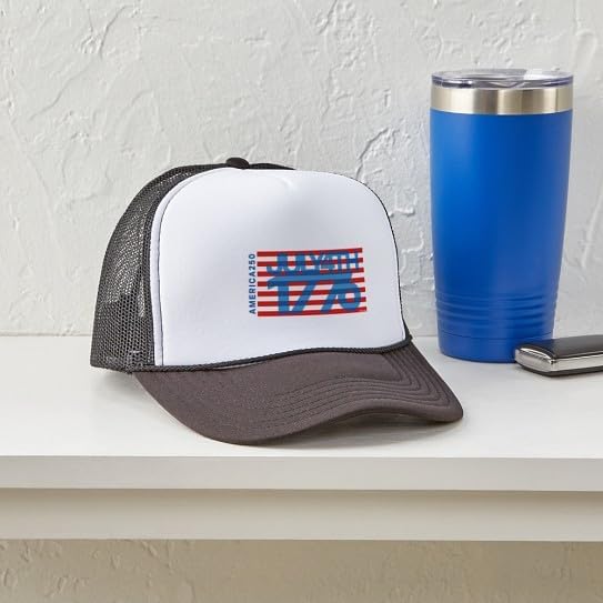 CafePress America250: July 4Th Adjustable Snapback Trucker Hat