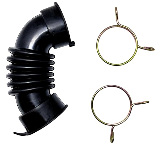 Upgrade DC67-00467A Washer Dispenser Hose,OEM Washer Drawer Hose with 2 Metal Clamps Assembly Replacement Part for Samsung Washing Machine(Black)