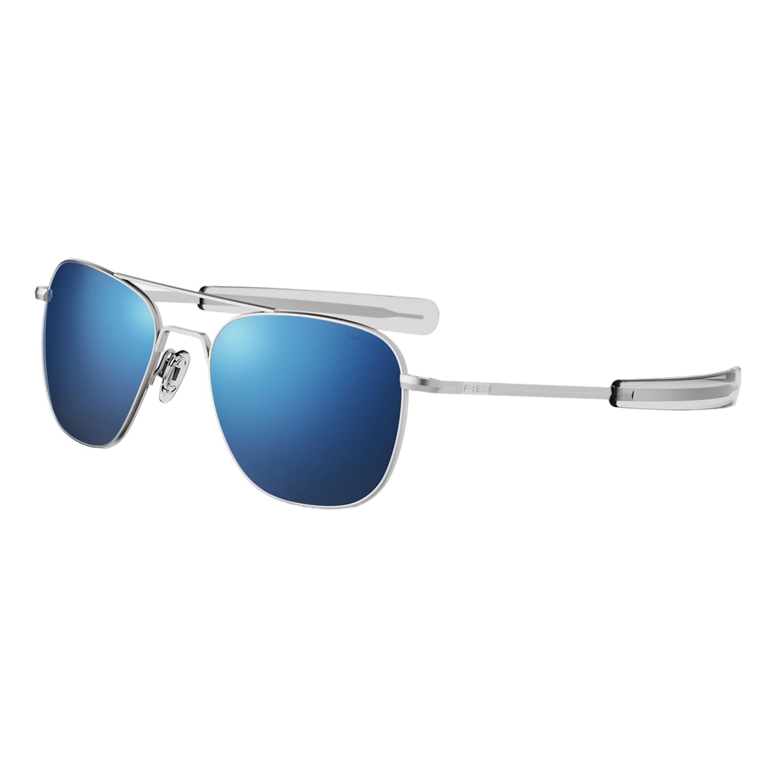 Randolph Eyewear Aviator Sunglasses for Men & Women – Non-Polarized & Polarized Lenses, Matte Chrome UV Protection Sunglasses