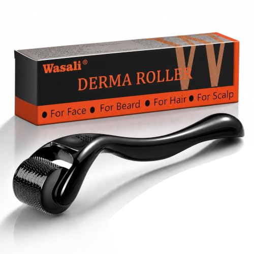 540 Titanium Derma Roller For Face Hair Beard，Scalp Derma Roller ...