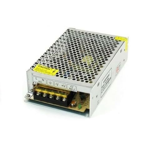 12V 5A 60W DC Switching Switch Power Supply for LED Strip, CCTV (Silver)